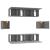Set dulapuri TV, 6 piese, gri sonoma, lemn prelucrat GartenMobel Dekor