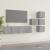 Set dulapuri TV, 6 piese, gri sonoma, lemn prelucrat GartenMobel Dekor