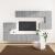 Set dulapuri TV, 10 piese, gri sonoma, lemn compozit GartenMobel Dekor