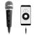 Microfon Gaming Omnidirectional, cu Trepied de Masa si Filtru Pop, Conectare Jack 3.5mm, Culoare Negru