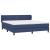 Pat box spring cu saltea, albastru, 180x200 cm, material textil GartenMobel Dekor