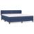 Pat box spring cu saltea, albastru, 180x200 cm, material textil GartenMobel Dekor