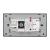 Priza Ingusta + Dubla USB + TV + Internet cu Rama Din Sticla LUXION, Standard Italian, 4M SmartElectro IntelligentHouse