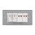 Intrerupator Dublu + Priza cu Rama din Sticla LUXION, Standard Italian, 4M SmartElectro IntelligentHouse
