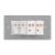 Intrerupator Dublu Cap Scara + Priza cu Rama din Sticla LUXION, Standard Italian, 4M SmartElectro IntelligentHouse