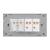 Intrerupator Dublu Cap Scara + Priza cu Rama din Sticla LUXION, Standard Italian, 4M SmartElectro IntelligentHouse