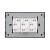 Priza Tripla cu Rama din Sticla LUXION, Standard Italian, 3M SmartElectro IntelligentHouse