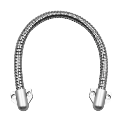 Set legatura flexibila din inox, capete din plastic argintiu, 400 x 9 mm, CSL-400-2A SafetyGuard Surveillance