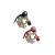 Set 2 borne profesionale cu 4 terminale si clema cuplare rapida Cod: TL-344 Automotive TrustedCars