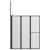Paravan cadă duș în formă de L 70x120x137 cm 4 panouri pliabil  GartenMobel Dekor