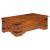 Masă de cafea lemn masiv acaciacu finisaj tip miere 110x55x35cm GartenMobel Dekor
