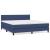 Pat box spring cu saltea, albastru, 180x200 cm, material textil GartenMobel Dekor