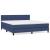 Pat box spring cu saltea, albastru, 180x200 cm, material textil GartenMobel Dekor