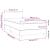 Pat box spring cu saltea, alb, 80x200 cm, piele ecologică GartenMobel Dekor