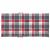 Perne spătar mic roșu carouri 4 buc. 100x50x3 cm textil oxford GartenMobel Dekor