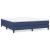 Pat box spring cu saltea, albastru, 180x200 cm, material textil GartenMobel Dekor