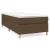 Pat box spring cu saltea, maro închis, 90x190 cm, textil GartenMobel Dekor