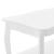 Masuta de Cafea Shabby Chic, Stil Vintage Baroc, Material MDF/Lemn de Brad Lacuit, Culoare Alb, Dimensiuni  87x40x42 cm