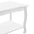 Masuta de Cafea Shabby Chic, Stil Vintage Baroc, Material MDF/Lemn de Brad Lacuit, Culoare Alb, Dimensiuni  87x40x42 cm