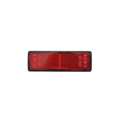 Dreptunghi reflectorizant  rosu spate 90x32mm Cod: DISDC43 Automotive TrustedCars