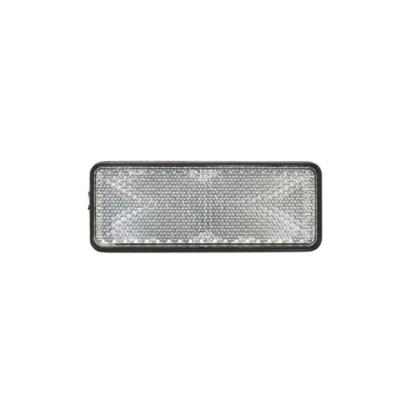 Dreptunghi reflectorizant cu adeziv alb fata 90x32mm  Cod: BK98486 Automotive TrustedCars