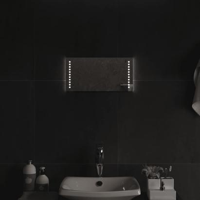 Oglindă de baie cu LED, 40x20 cm GartenMobel Dekor