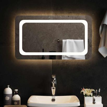 Oglindă de baie cu LED, 70x40 cm GartenMobel Dekor