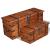 Set cufere de depozitare, 2 buc., lemn masiv GartenMobel Dekor
