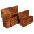 Set cufere de depozitare, 2 buc., lemn masiv GartenMobel Dekor