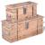 Set cufere de depozitare, 2 buc., lemn de acacia GartenMobel Dekor