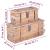 Set cufere de depozitare, 2 buc., lemn de acacia GartenMobel Dekor