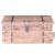 Set cufere de depozitare, 2 buc., lemn de acacia GartenMobel Dekor