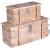Set cufere de depozitare, 2 buc., lemn de acacia GartenMobel Dekor
