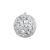 Set globuri de Crăciun 100 de piese, 3/4/6 cm, argintiu GartenMobel Dekor