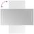 Oglinda de baie cu LED, 30x60 cm GartenMobel Dekor