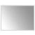 Oglindă de baie cu LED, 60x80 cm GartenMobel Dekor