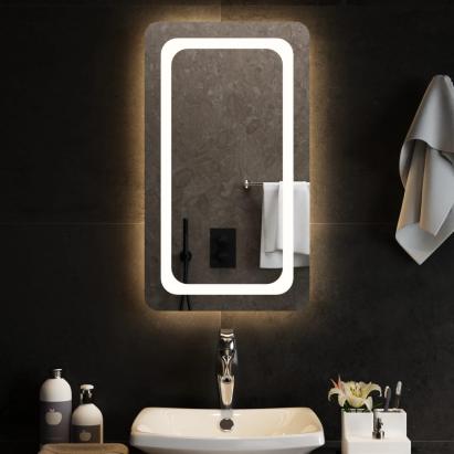 Oglindă de baie cu LED, 40x70 cm GartenMobel Dekor