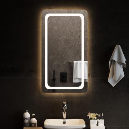 Oglinda de baie cu LED, 50x90 cm GartenMobel Dekor