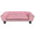 Canapea pentru copii, roz, 70x45x26 cm, catifea GartenMobel Dekor