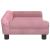 Canapea pentru copii, roz, 70x45x26 cm, catifea GartenMobel Dekor