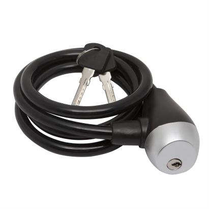Lacat bicicleta10 mm x 120 cmnegru Best CarHome