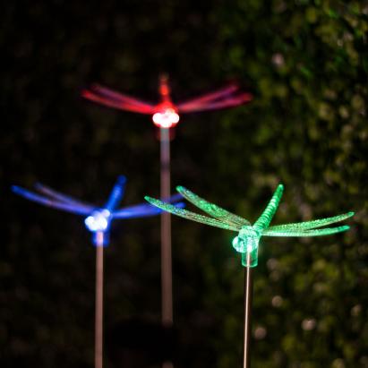 Lampa solară RGB LED - model libelulă Best CarHome