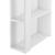 Masa tip Bar Danderyd din PAL Melaminat cu 3 Rafturi, Culoare Alb, Dimensiuni 120x60x105,5 cm