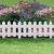 Bordura pt. pat de flori / gard - 40,5 x 29,5 cm - alb Best CarHome