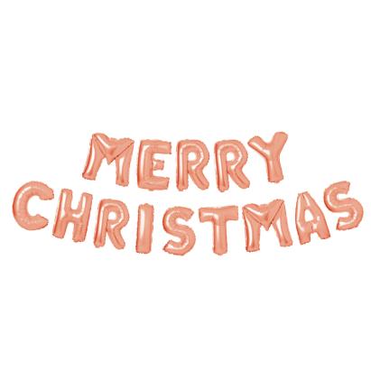 Balon de Crăciun "Merry Christmas” - auriu rosé Best CarHome