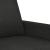 Set de canapele cu perne, 4 piese, negru, textil GartenMobel Dekor