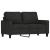 Set de canapele cu perne, 4 piese, negru, textil GartenMobel Dekor