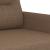 Set de canapele cu perne, 2 piese, maro, textil GartenMobel Dekor
