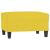 Set de canapele cu perne, 4 piese, galben deschis, textil GartenMobel Dekor