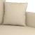 Set de canapele cu perne, 2 piese, crem, textil GartenMobel Dekor